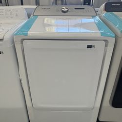 Samsung 7.4 cu. ft. Vented Front Load Smart Gas Dryer in White with Sensor Dry