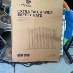 Gray Extra Tall Safety Gate 