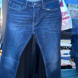 blue hollister jeans skinny size 32/30