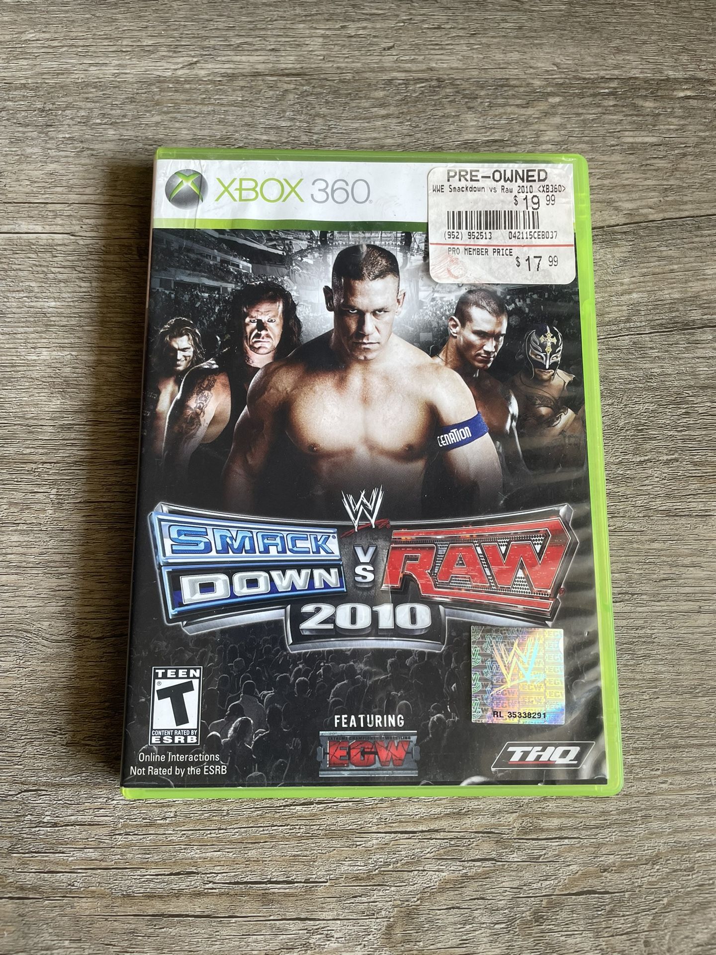 WWE SmackDown vs. Raw 2010 Featuring ECW - Xbox 360