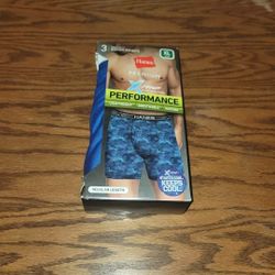 Hanes ~ 3-Pair Mens Boxer Briefs Underwear Premium X-Temp Performance Cool ~ XL