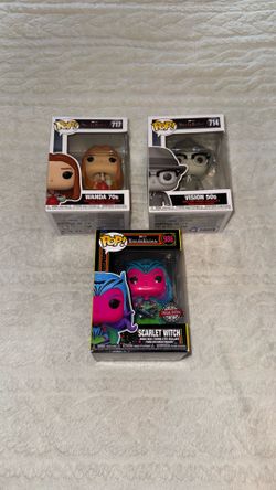 Marvel  Funko Pop Bundle – Wanda, Vision & Scarlet Witch (WandaVision)