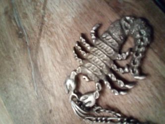 Scorpion Necklace Silver