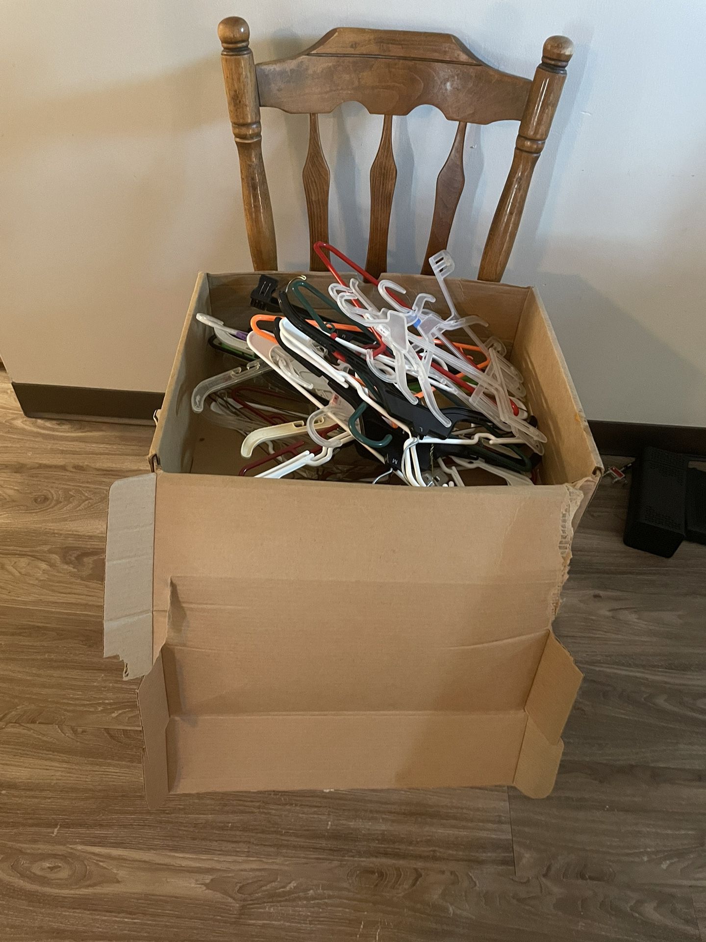 Box Of Clothes Hangers