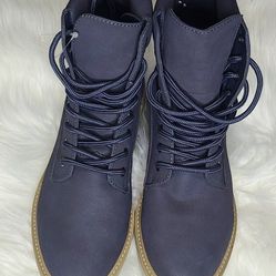 Deep Navy Blue Boots/ Cliffs by White Mountain
