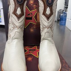 Size 13 Men's Wild West Deer Skin 3x Toe Boots