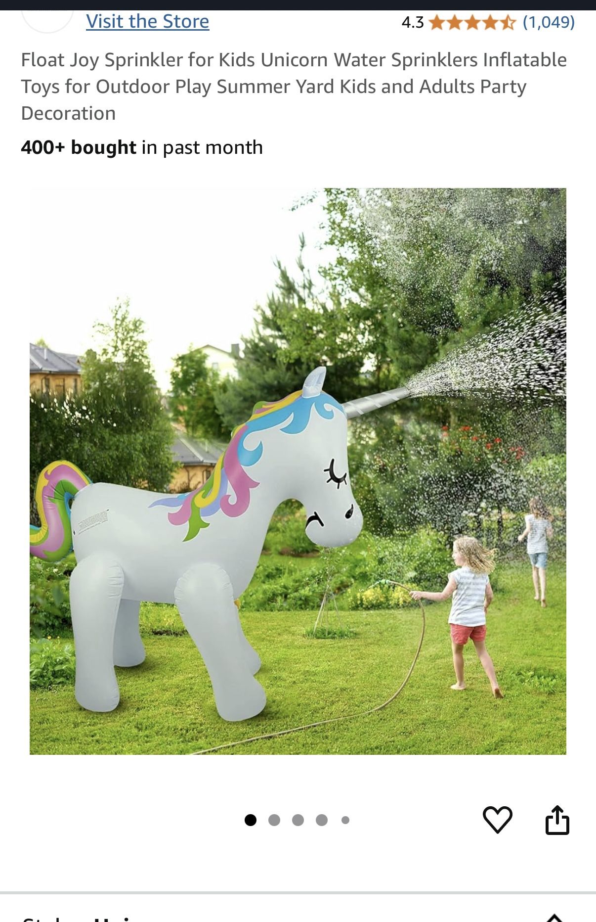 Unicorn Sprinkler