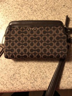 Coach wristlet