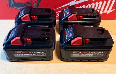 Milwaukee M18 18-Volt Lithium-Ion High Output Battery Pack 6.0Ah 90 each