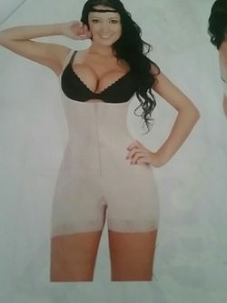 Colombian Zip and clip adjustable butt lifter bodysuit