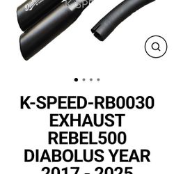 Honda Rebel K-Speed Upgrades.  New.  Half Price.