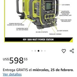 Ryobi Power Generator