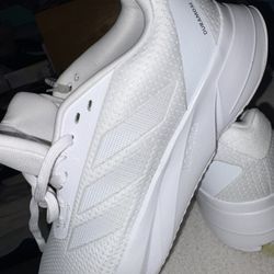 BRAND NEW DURAMO SL W WIDE ADDIDAS WHITE COLOR SIZE 8 1/2 WMs Reg. $90 Asking $65 No Box .. But Excellent Condition NEW NEW