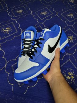 Jordan 1 Retro MCS Low Cleats Game Royal
