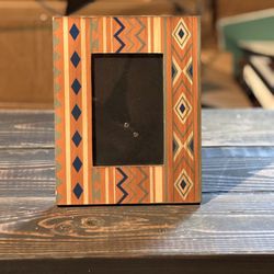 Handpainted Southwestern Style Boho Picture Frame