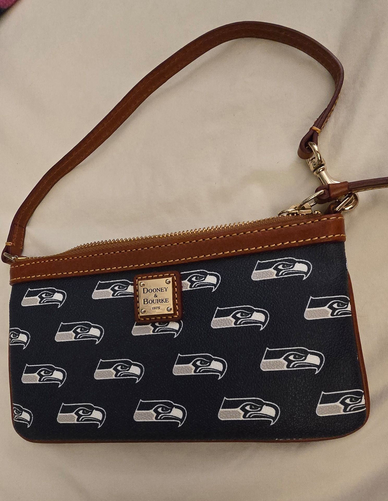 Dooney & Bourke Seattle Seahawks Wristlet โ Like New