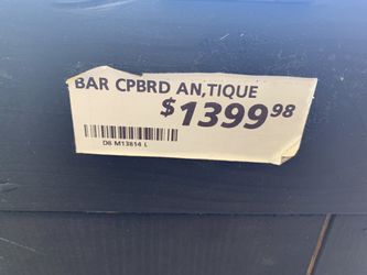 Antique Black Dry Bar