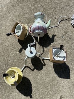 Brand new charming teacup chandelier