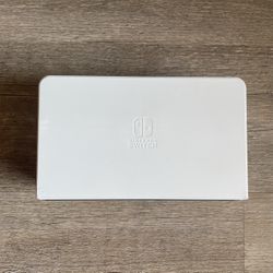 White Nintendo Switch OLED Dock