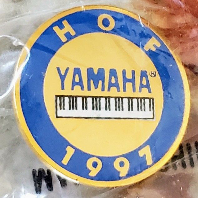 RARE Yamaha Keyboard HOF Hall of Fame Enamel Lapel Pin