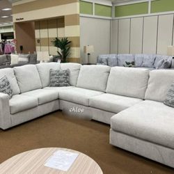 
\ASK DISCOUNT COUPON💬 sofa Couch Loveseat Living room set sleeper recliner daybed futon ♡ednfi Linen Raf Or Laf Sectional  