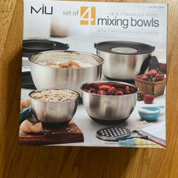 MIU Mixing Bowls Brand New