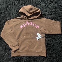 Brown VVS Sp5der Hoodie