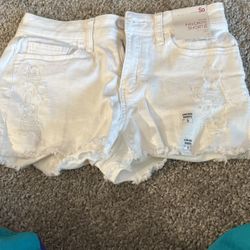 White Shorts