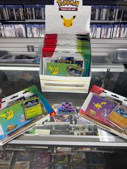 Pokemon 30Th Anniversary 3 Pack Tech Sticker $50 Tax Each Gamehogs 11am-7pm