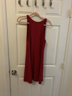 Red Sleeveless Dress - Express - Size M