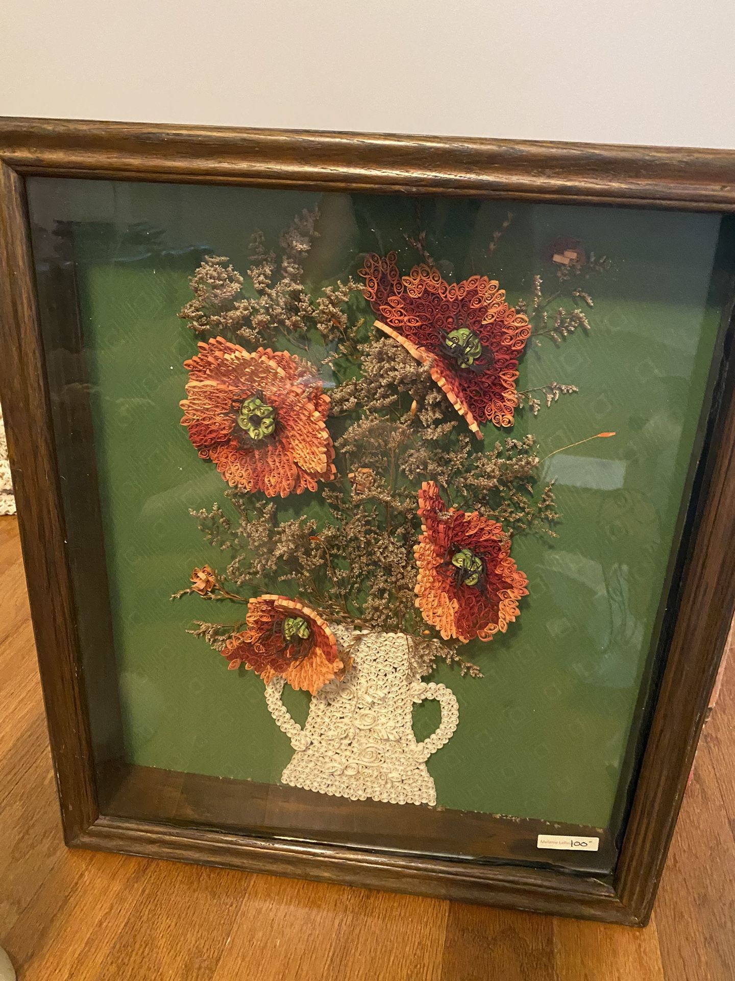 Shadowbox Flower Picture