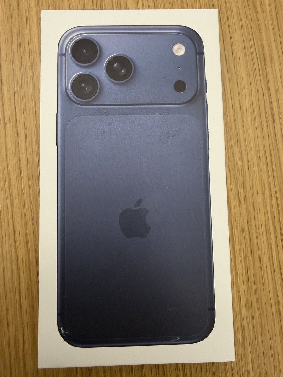 New Phone 17 Pro Max Deep Blue 1TB Factory Unlocked
