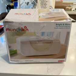 Munchkin Wipe Warmer & Nightlight – NEW (Open Box) 🍼✨