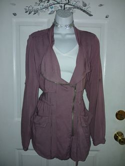 Thin Cardigan with Zipper