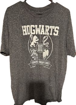 Harry Potter Hogwarts Super Soft T Shirt Men's Size 2XL Gray