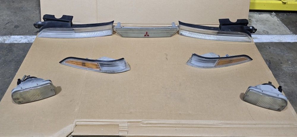 1G DSM Front Light Set Eclipse Talon Laser Mitsubishi Chrysler Plymouth