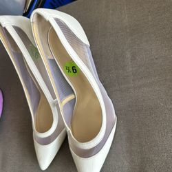 White High Heel Guess 9 1/2