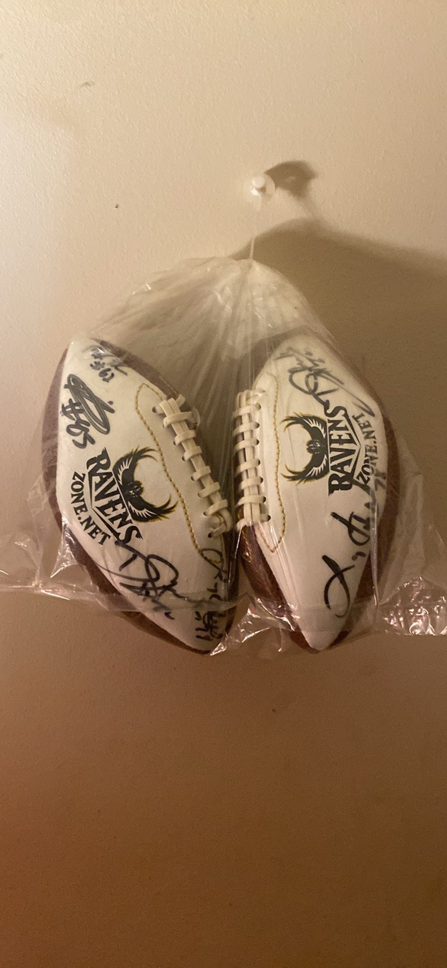 1998 Autographed Baltimore Ravens Footballs