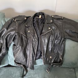Genuine Cowhide Leather Jacket 