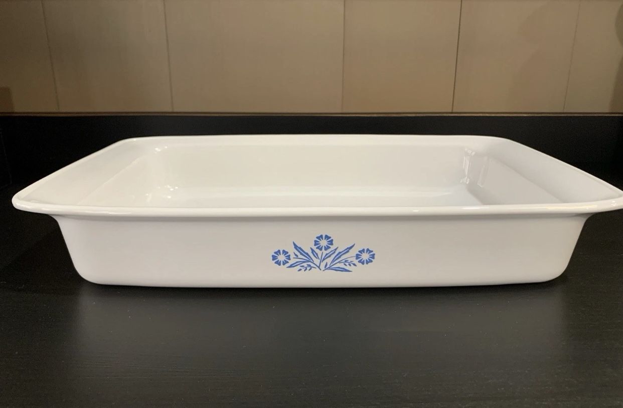 Corningware Blue Cornflower Lasagna Pan P-332 - 2Qt Roaster 12X 7.5X 2 Vintage