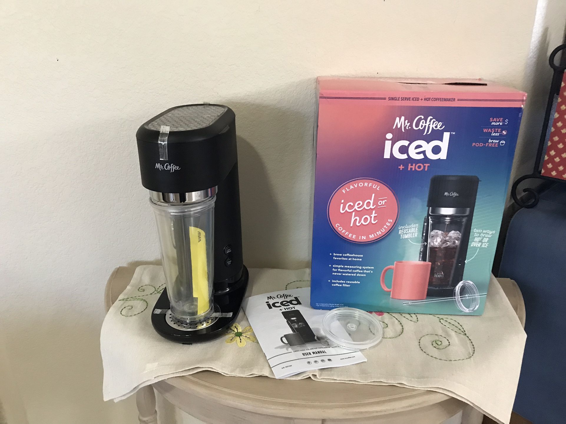 Mr coffee hot or ice coffee maker