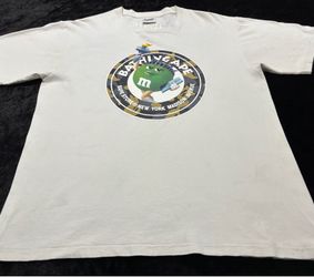 Mens XL A Bathing Ape Green M&M New York Tshirt