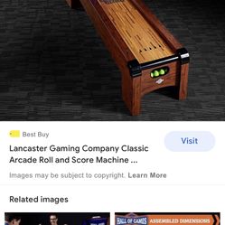 Arcade Roller And Score Machine