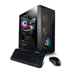 iBUYPOWER - SlateMESH Gaming Desktop - Intel i7 - 12700F - 16GB DDR4 Memory - NVIDIA GeForce RTX 3060 - 1TB HDD + 500 NVMe GB SSD - Black