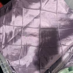 8 pintuck  lavender round size 132