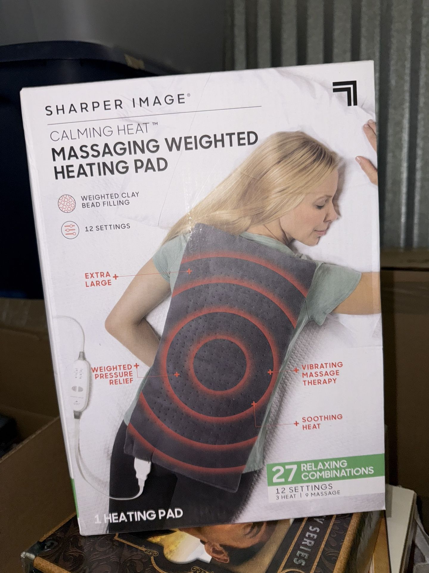 Massaging Weighted Heating Pad
