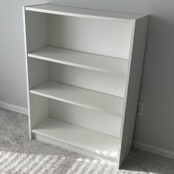 IKEA Bookcase Shelves Storage Like New White