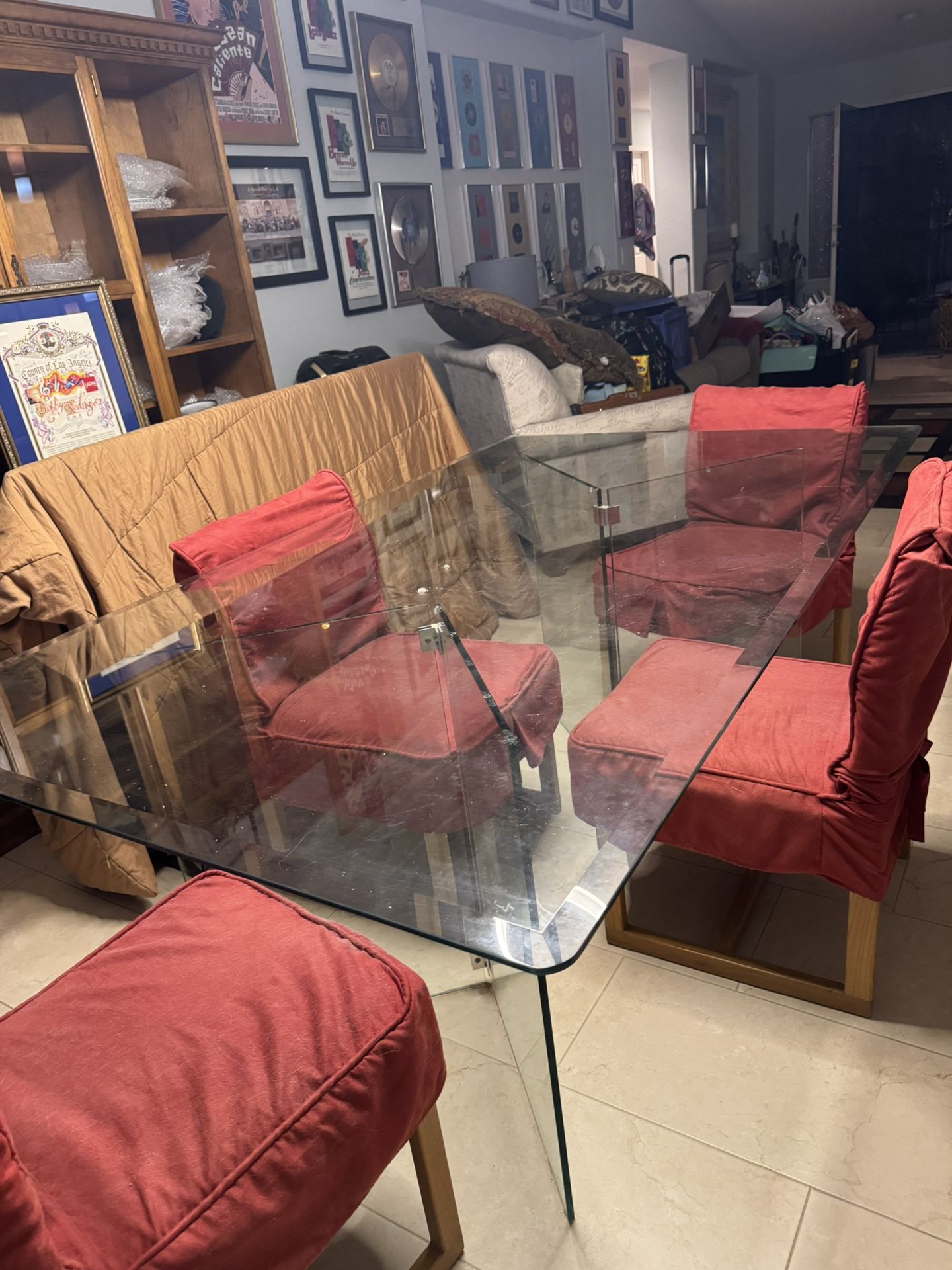 Vintage Glass Table