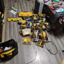 DeWalt Cordless Everything Some Equipment Nvr Used