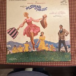 Record vinyl, With character book info, Rogers and Hammerstein the sound of music